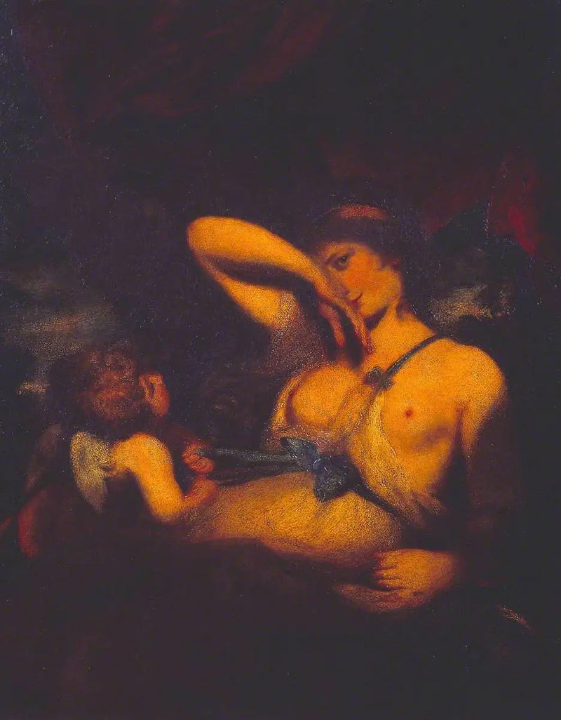 Una ninfa e Cupido : « Il serpente nell'erba » - Joshua Reynolds