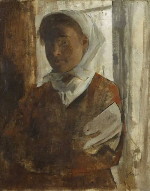 Una contadina - Edgar Degas
