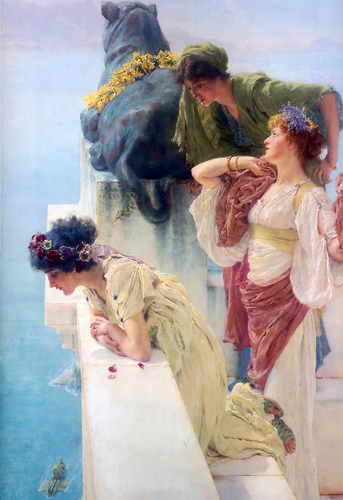 Une pièce pour Vantage - Lawrence Alma-Tadema - Alpha Reproduction