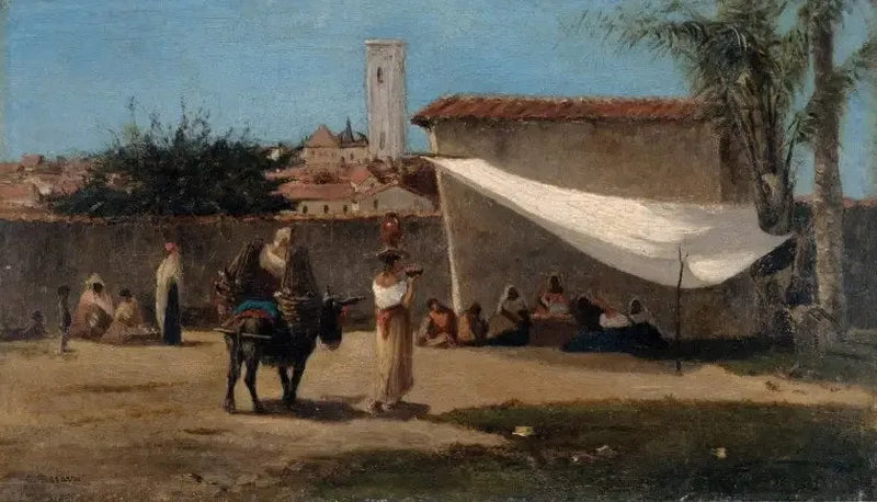 Una piazza a Caracas - Camille Pissarro