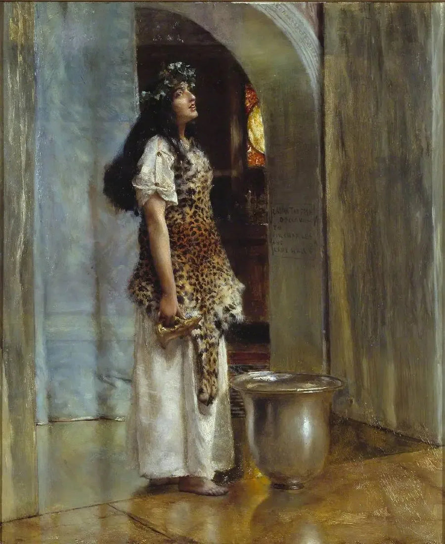 Una sacerdotessa di Apollo - Lawrence Alma-Tadema