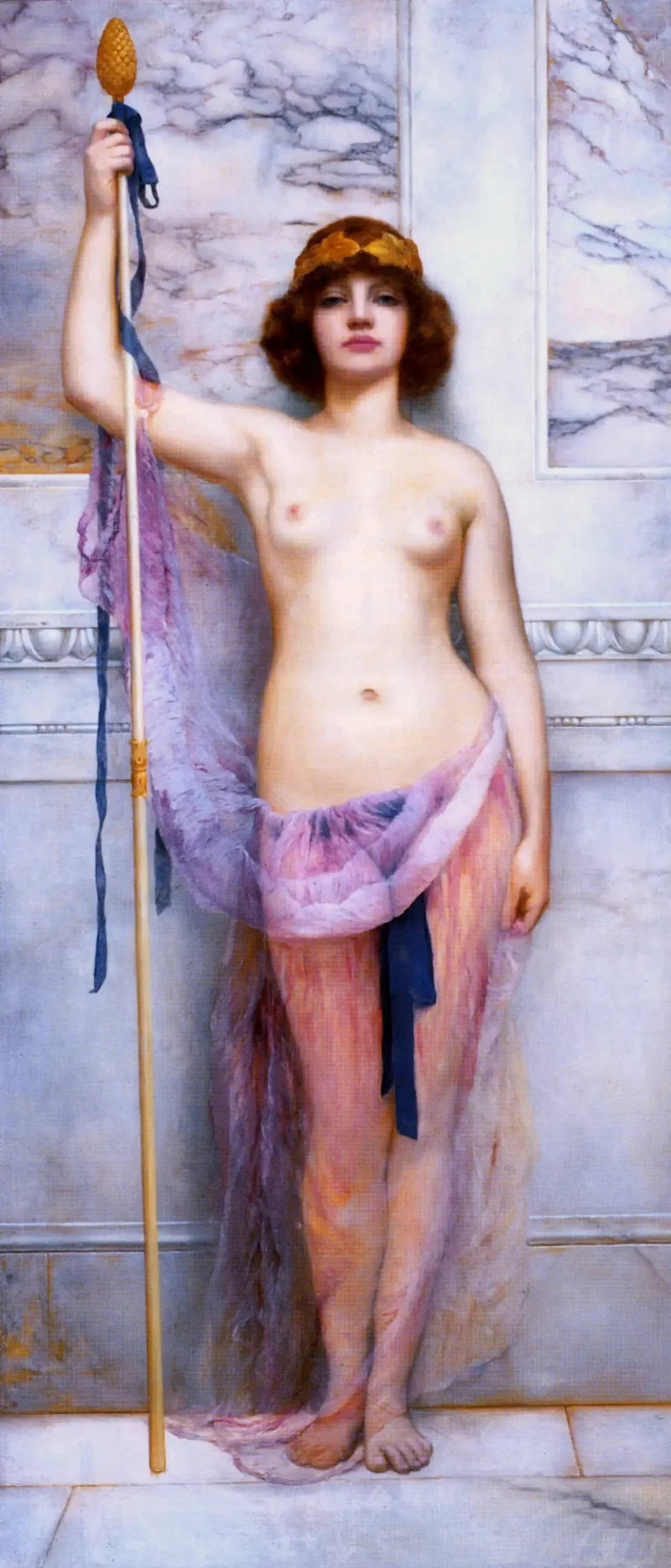 Una sacerdotessa - John William Godward