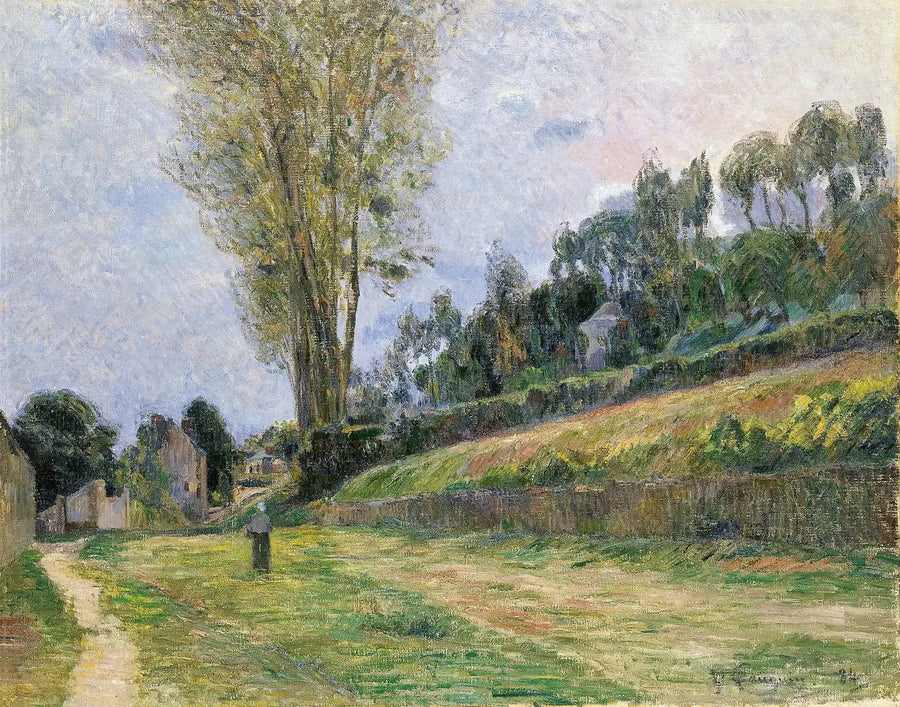 Una Via a Rouen, o Personaggio sulla strada - Paul Gauguin