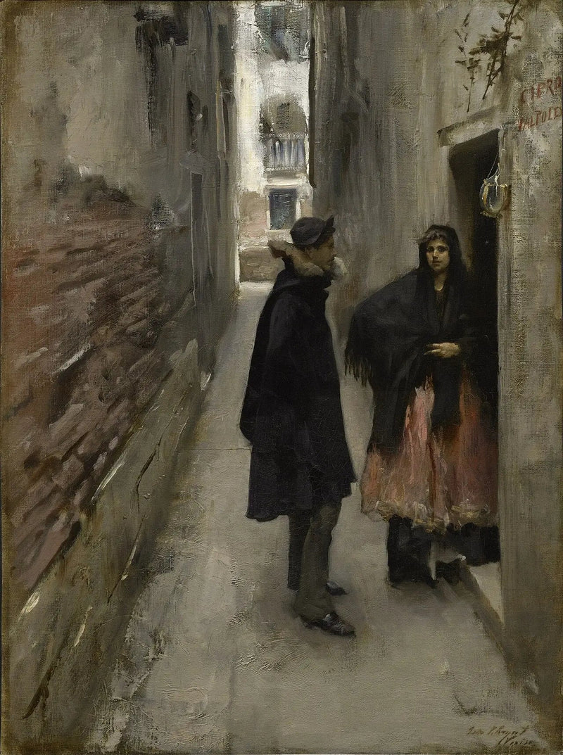 Una strada a Venezia - John Singer Sargent