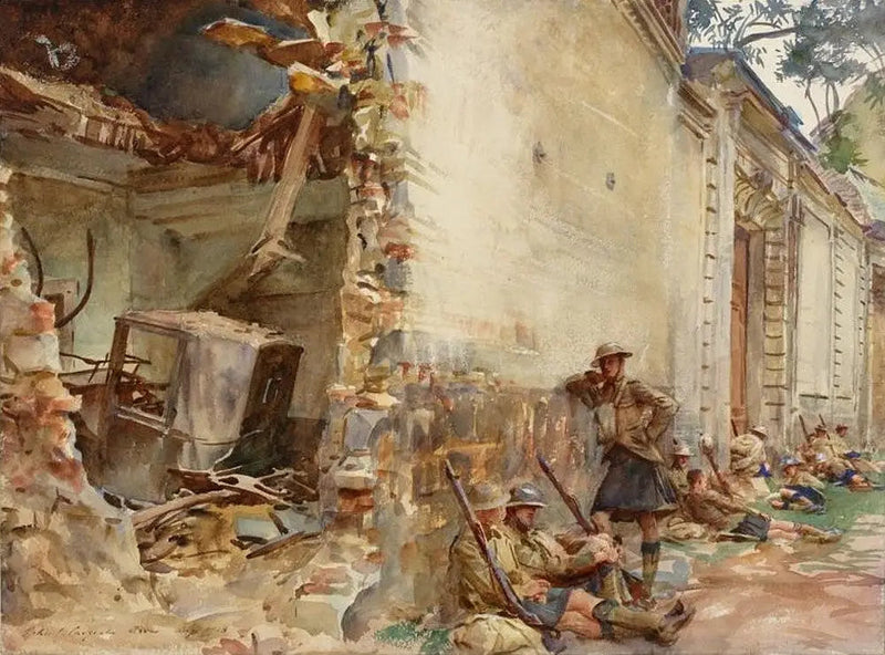 Una strada di Arras - John Singer Sargent