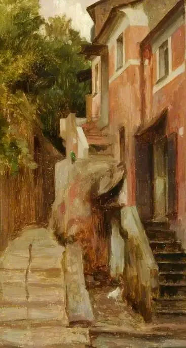 Una strada di Lerici, Italia - Frederic Leighton