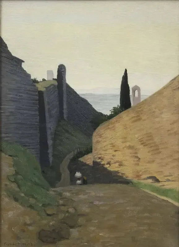 Una strada di Perugia - Félix Vallotton