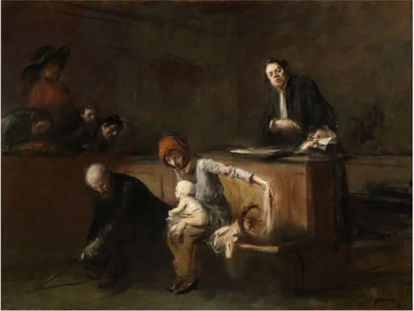 Una scena di tribunale - Jean-Louis Forain