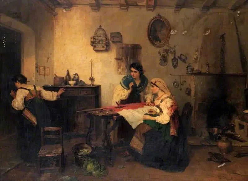 Una scena del Risorgimento - Gerolamo Induno
