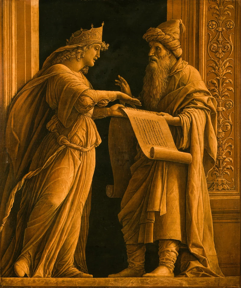 Una sibilla e un profeta - Andrea Mantegna
