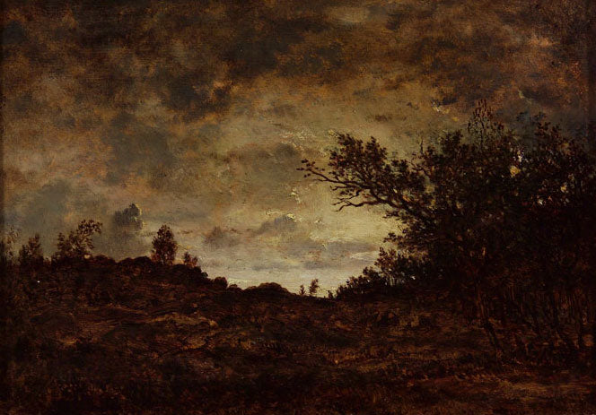 Una sera d'autunno - Théodore Rousseau