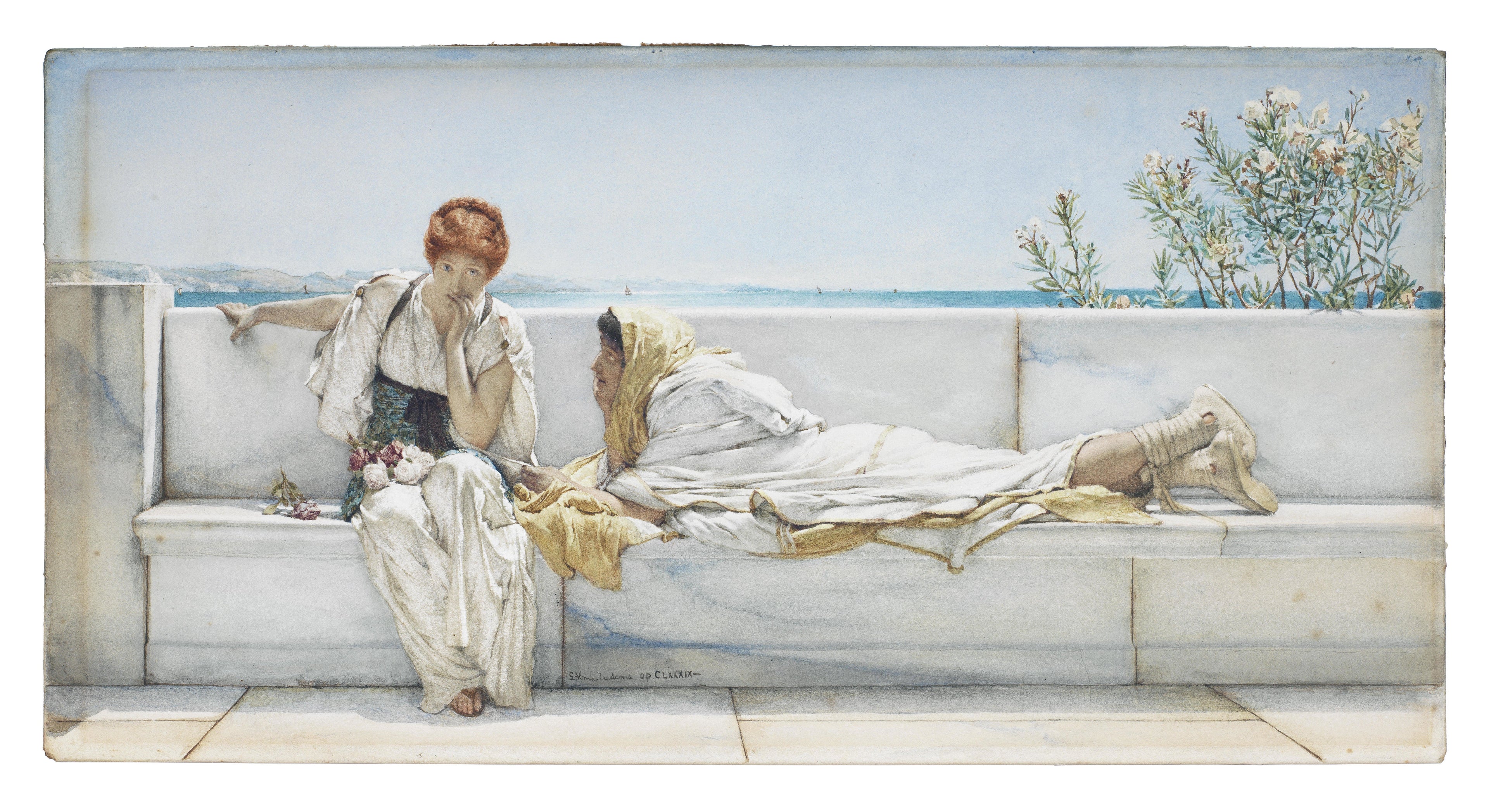 Une sollicitation - Lawrence Alma-Tadema - Alpha Reproduction