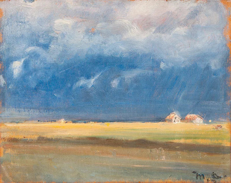 Una tempesta sulla costa di Skagen. -Michael Peter Ancher