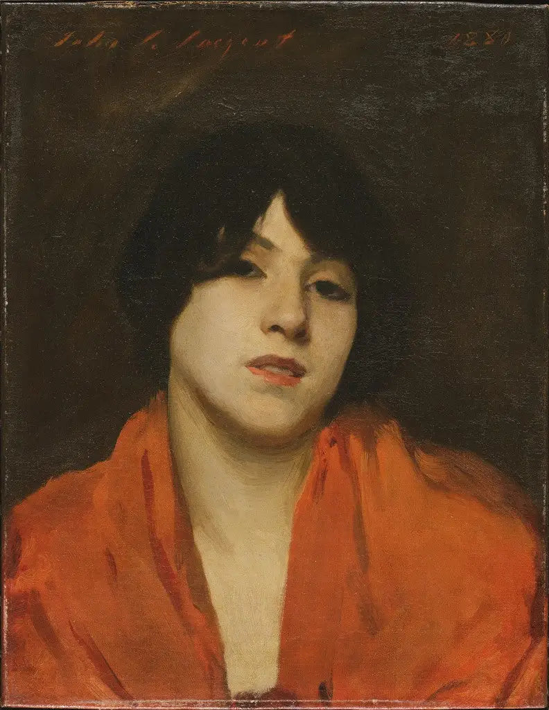 Una veneziana con scialle scarlatto (« Gigia Viani ») - John Singer Sargent