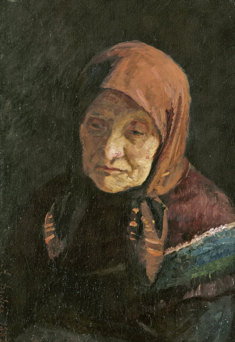 La moglie di un vecchio pescatore - Anna Ancher