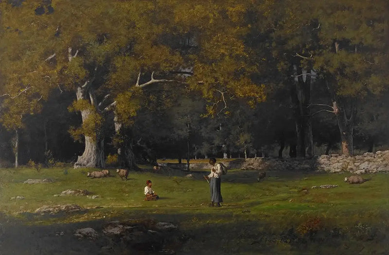 Una vecchia strada - George Inness