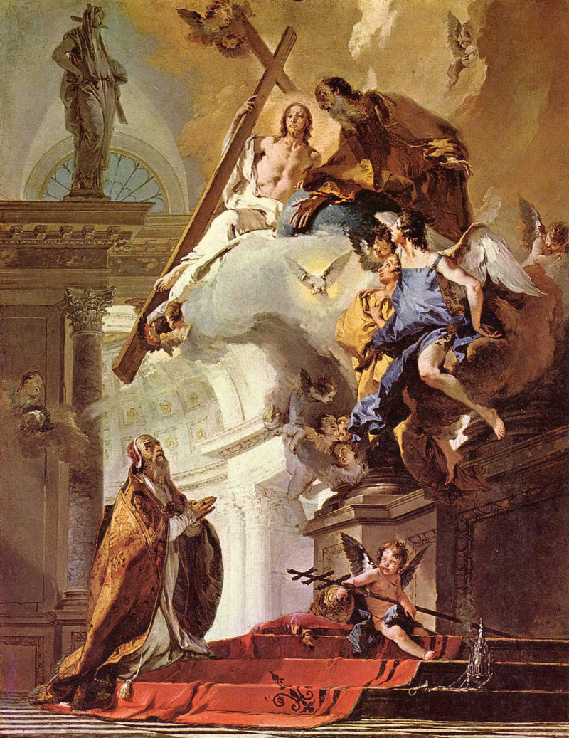 Una visione della Trinità - Giovanni Battista Tiepolo