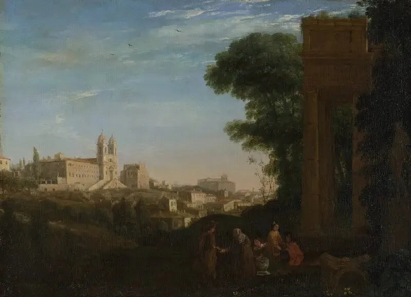 Una vista a Roma - Claude Lorrain