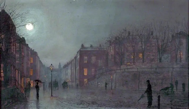 Una vista di Hampstead, Londra - John Atkinson Grimshaw