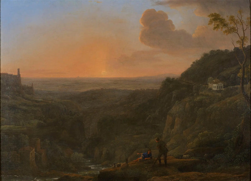 Una vista della campagna da Tivoli - Claude Lorrain