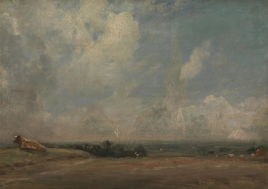 Una vista da Hampstead Heath (?) - John Constable