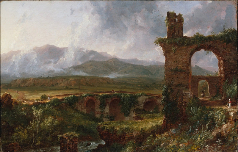 Una vista vicino a Tivoli (mattina) - Thomas Cole