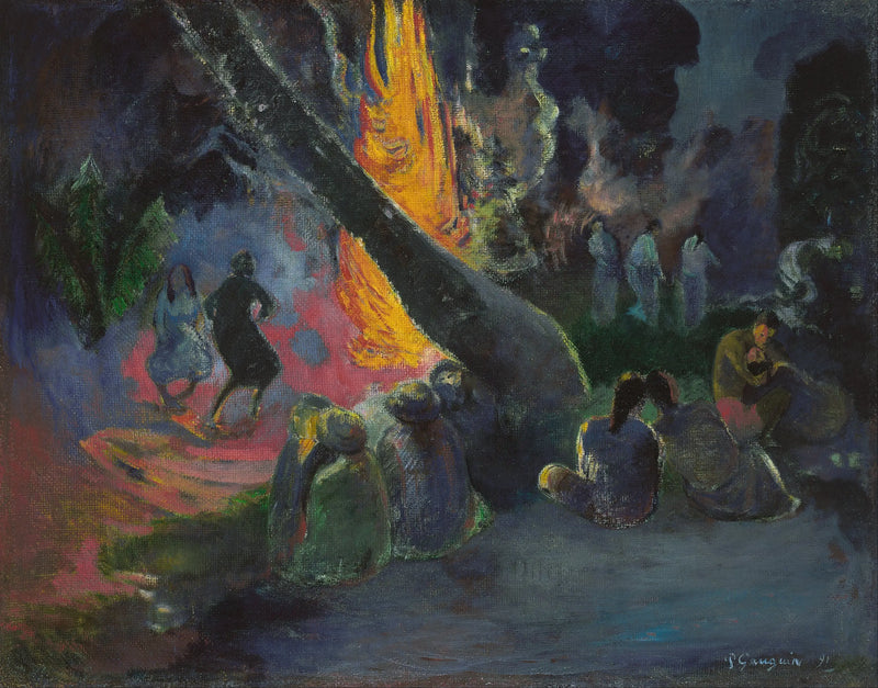 Upa upa, La Danza del fuoco - Paul Gauguin
