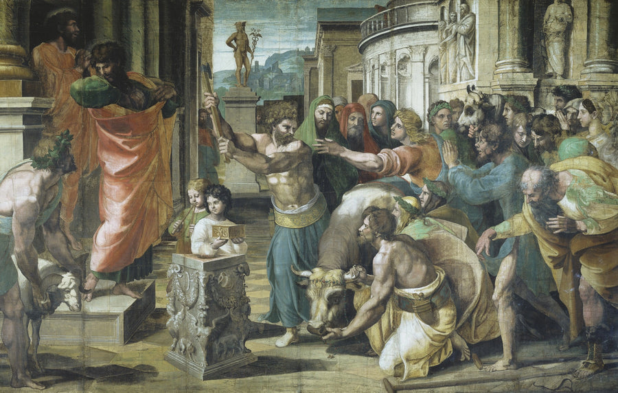 Il sacrificio di Lystra - Raffaello Sanzio