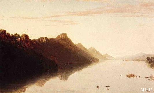 Upper Mississippi - John Frederick Kensett - Riproduzioni di quadri e dipinti di alta gamma