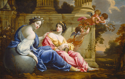 Uranie et Calliope - Simon Vouet - Alpha Reproduction