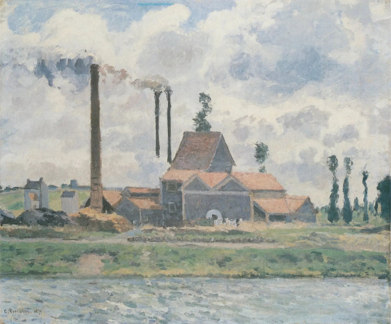 Fabbrica a Saint-Ouen-l'Aumône - Camille Pissarro