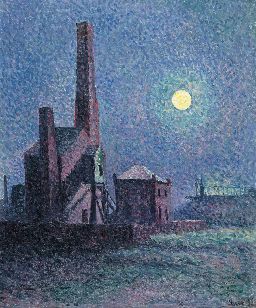 Fabbrica al chiaro di luna - Maximilien Luce