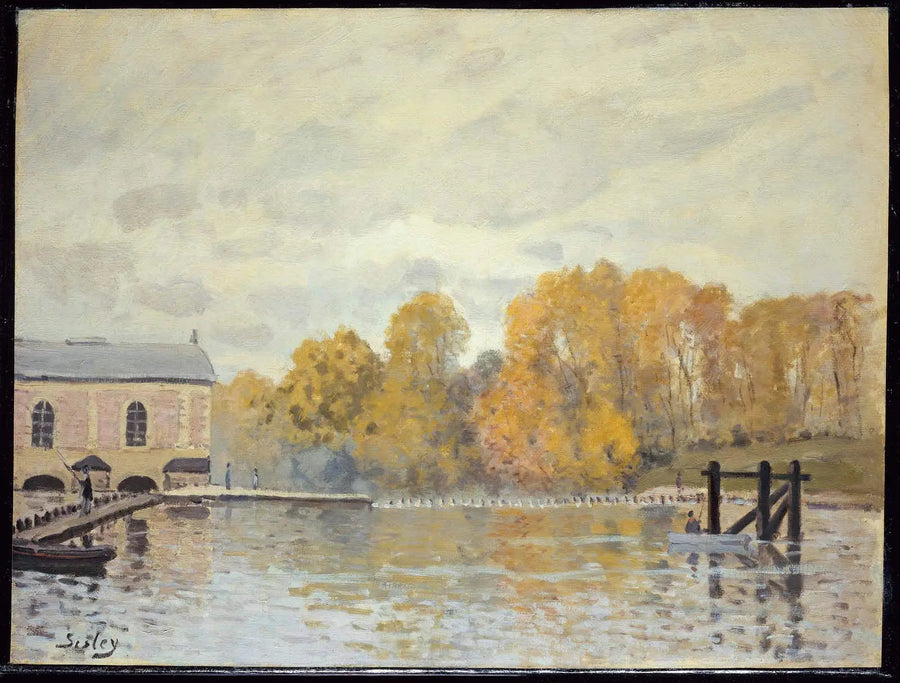 Fabbrica d'acqua di Marly - Alfred Sisley