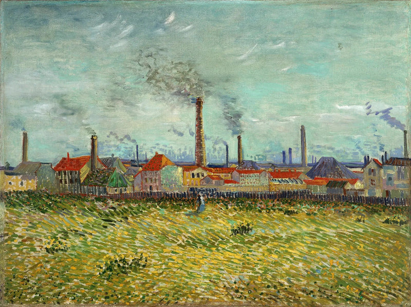 Fabbriche ad Asnières - Vincent van Gogh