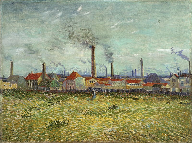 Fabbriche ad Asnières - Vincent van Gogh