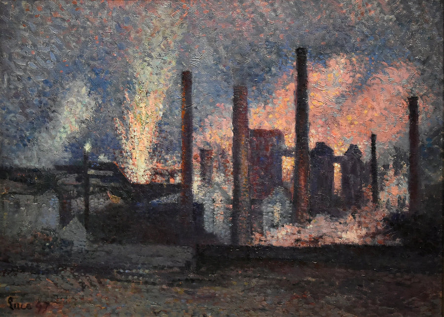 Impianti vicino a Charleroi - Maximilien Luce