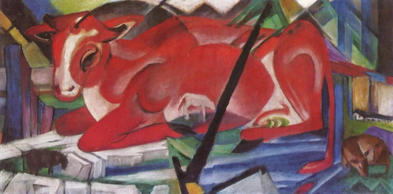 Mucca del mondo - Franz Marc