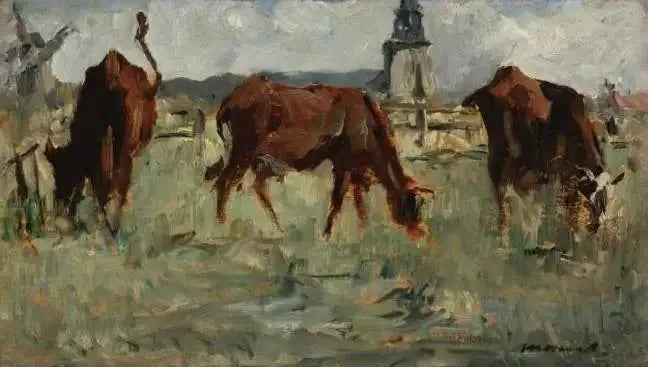 Vacche al pascolo - Édouard Manet