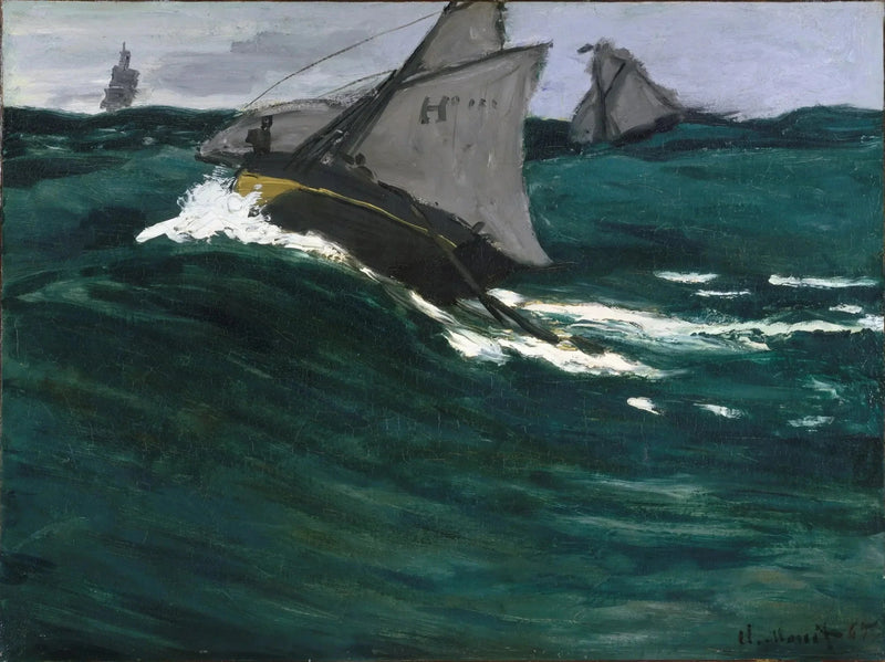 L'onda verde W73 - Claude Monet