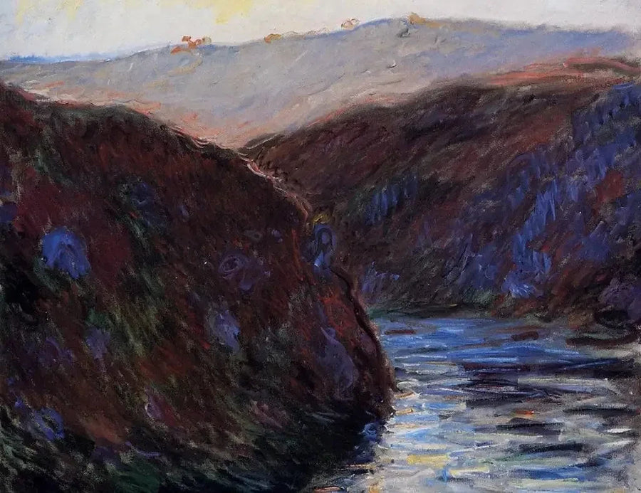 Valle della Creuse, effetto sera W1225 - Claude Monet