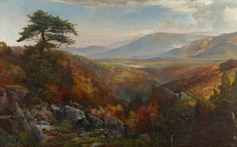 Vallée de la Catawissa in autunno - Thomas Moran