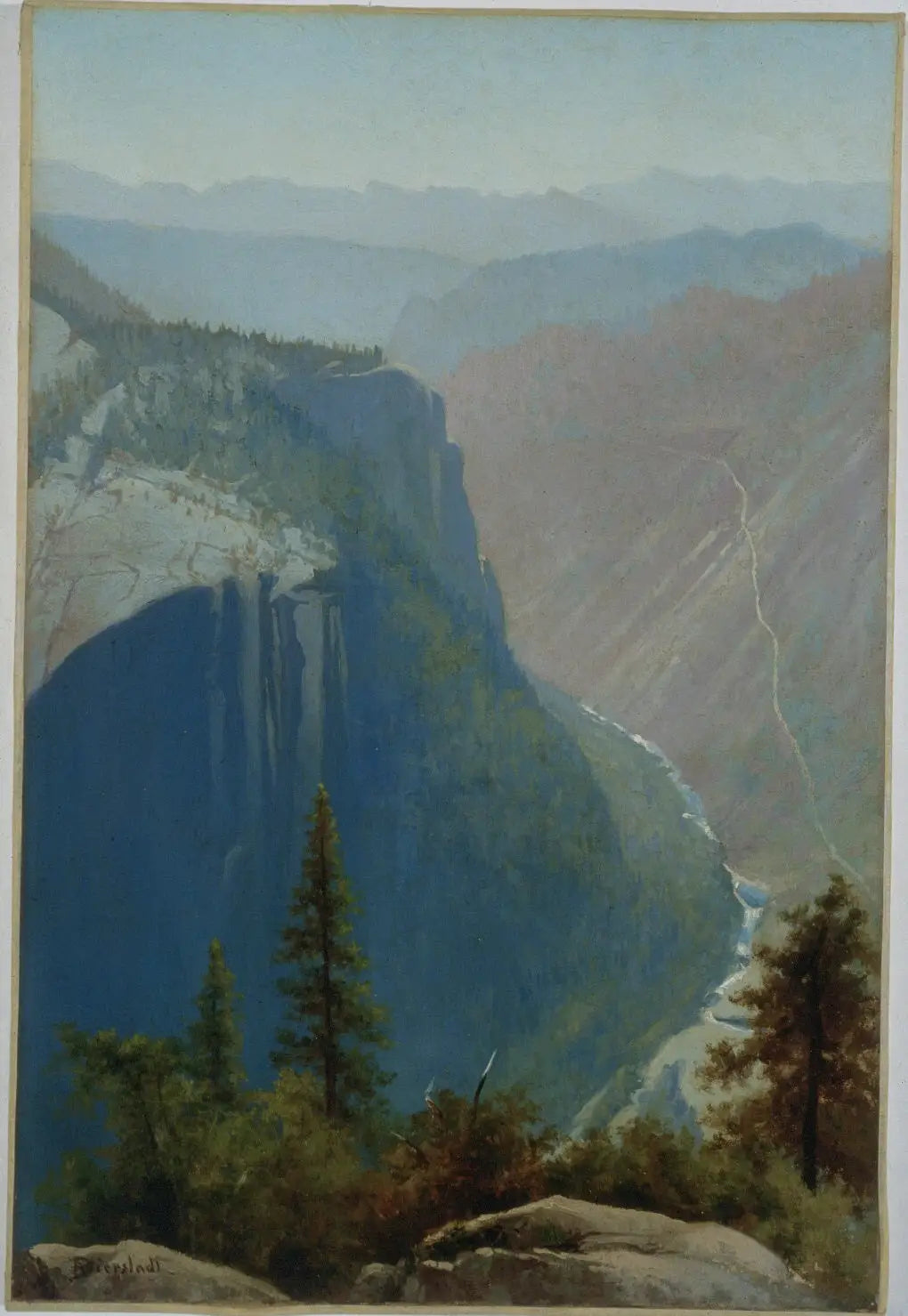 Vallée de Yosemite - Albert Bierstadt - Alpha Reproduction