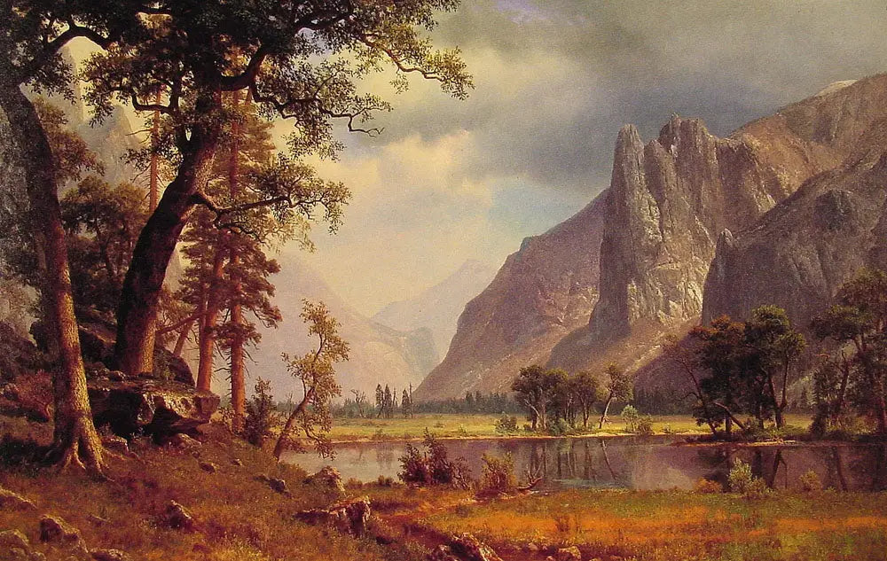 Vallée de Yosemite - Albert Bierstadt - Alpha Reproduction