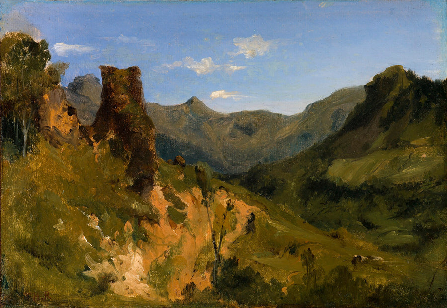 Valle dei Monti dell'Alvernia - Théodore Rousseau
