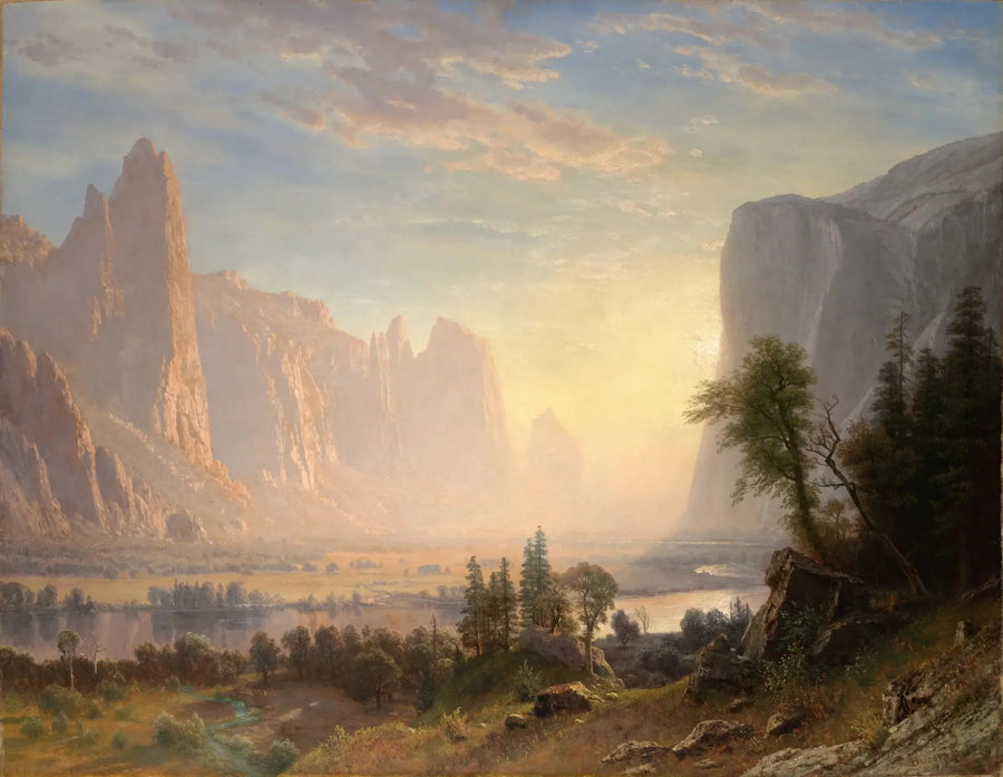 Vallée del Yosemite - Albert Bierstadt