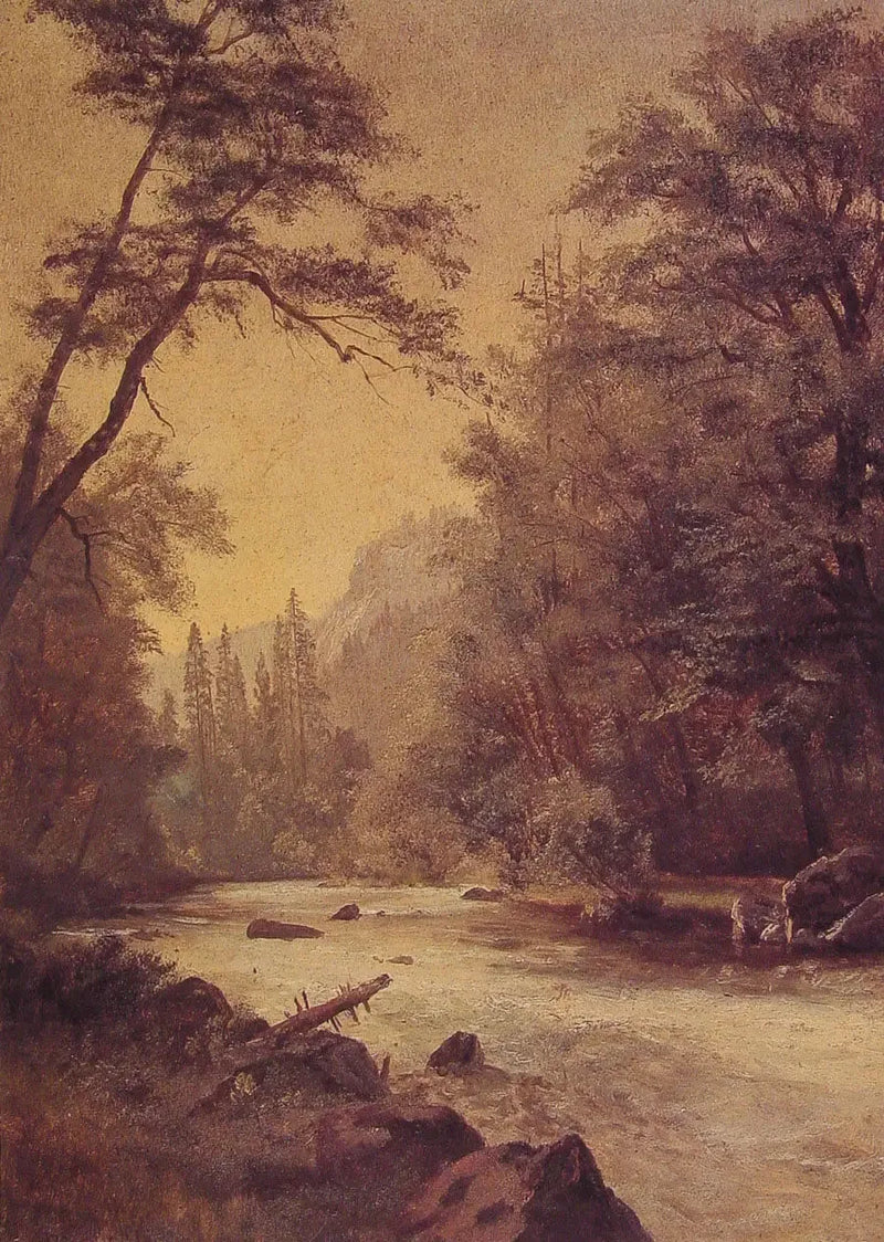 Vallée inferiore di Yosemite - Albert Bierstadt