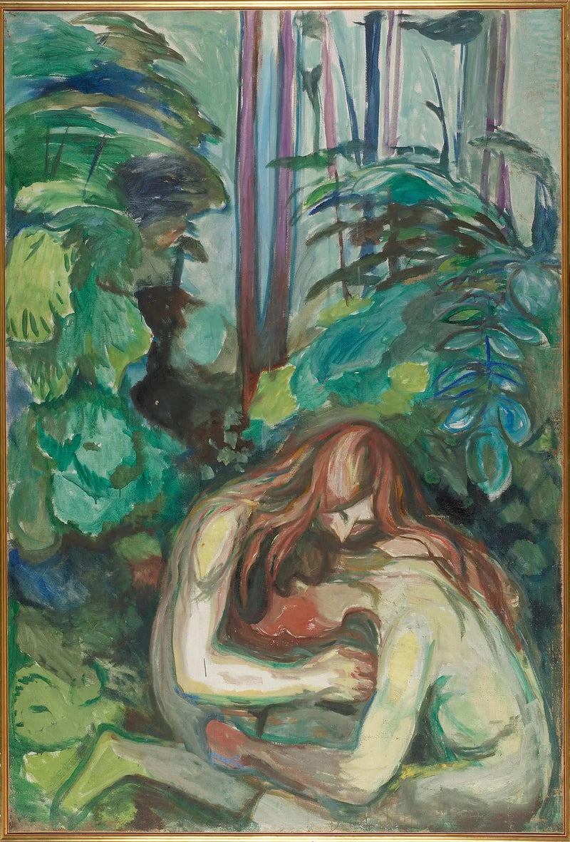 Vampiro nella foresta - Edvard Munch