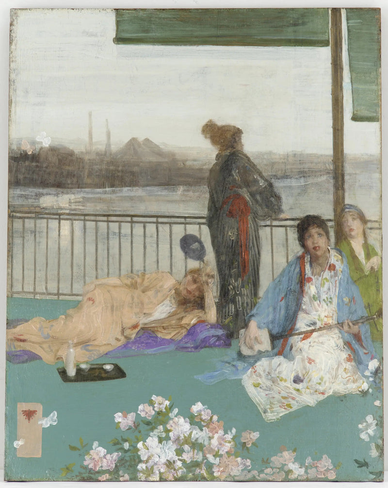 Variazioni di colore della carne e del verde — Il Balcone - James Abbott McNeill Whistler