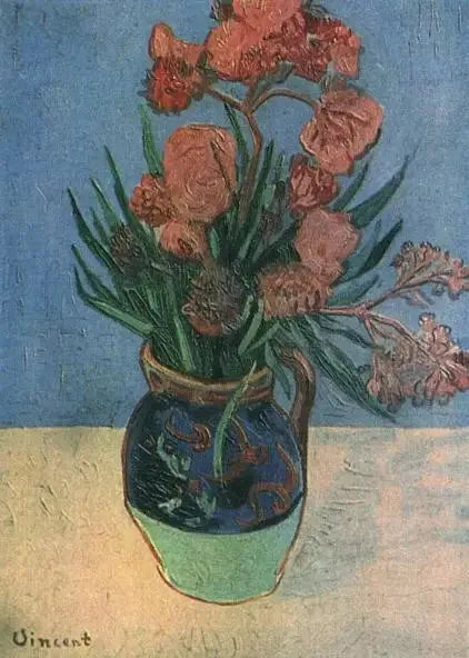 Vaso con alloro rosa - Vincent van Gogh