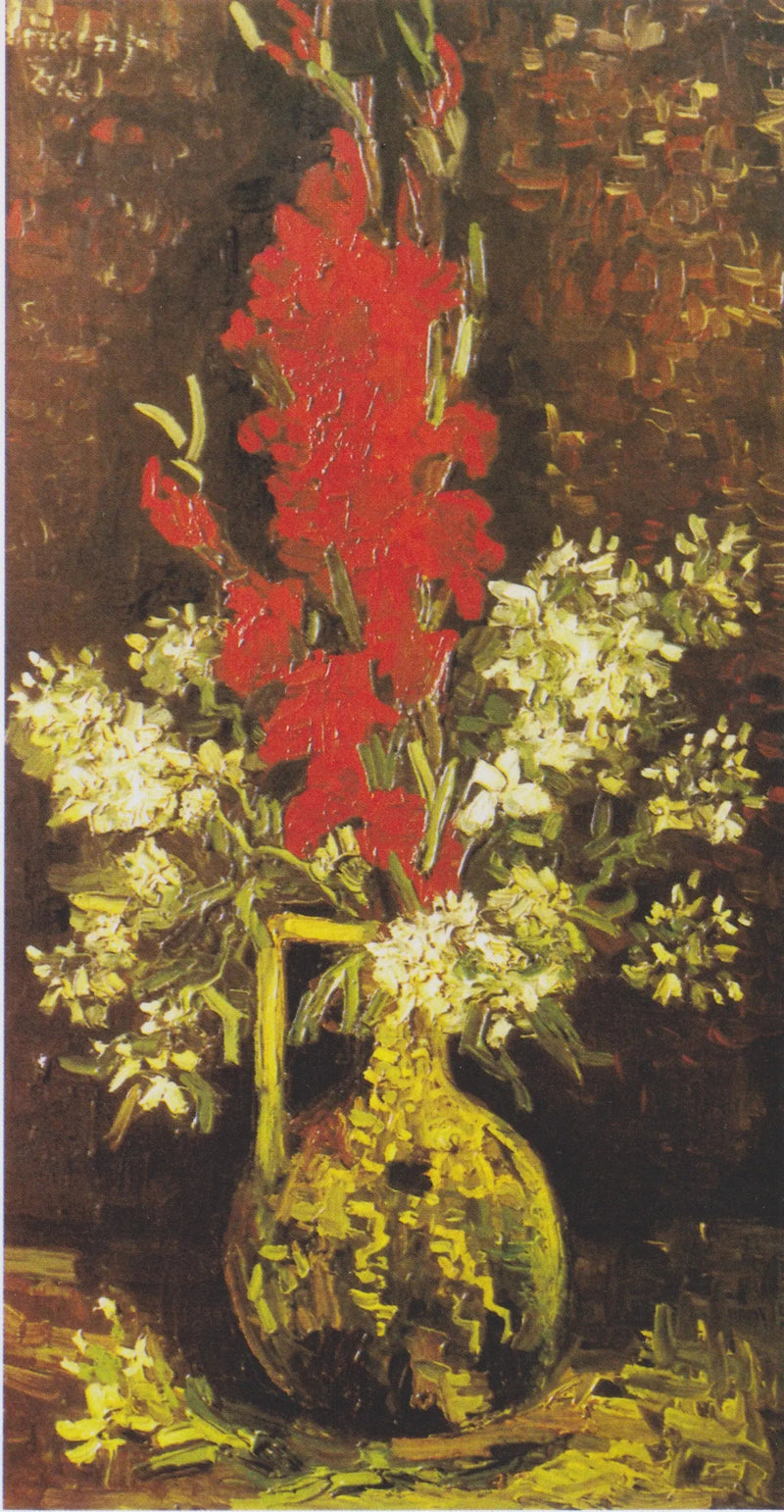 Vaso con fiori rossi e bianchi - Vincent van Gogh